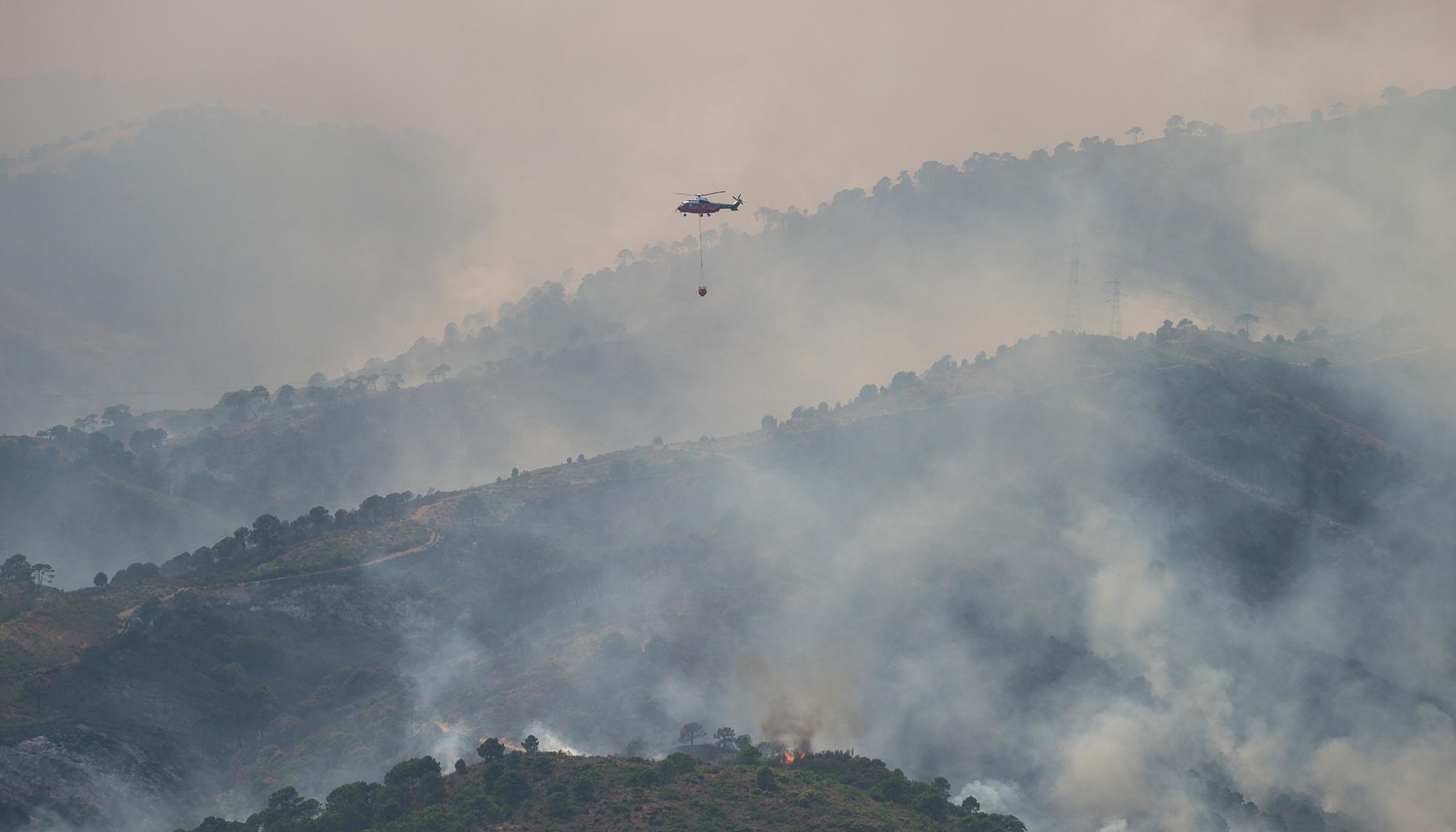 Incendio Málaga