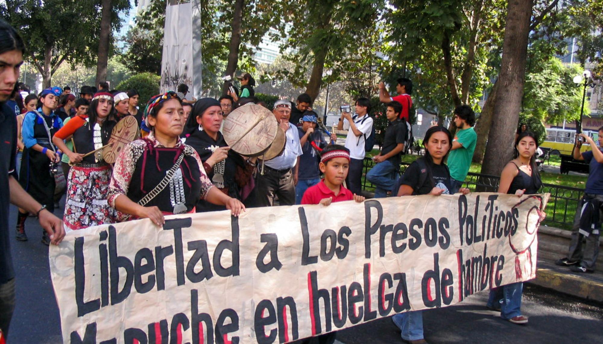 Mapuches huelga de hambre