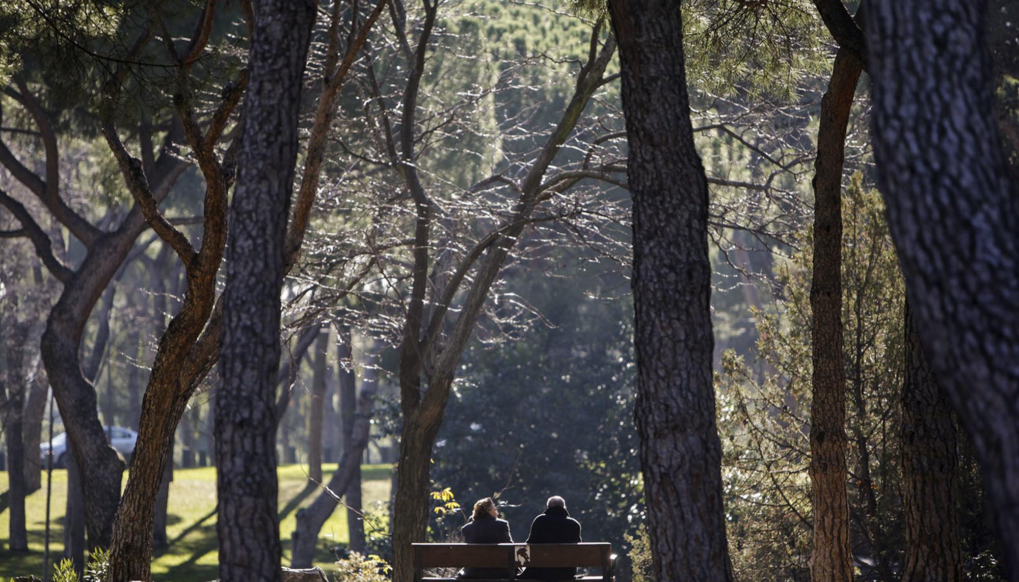 Pensionistas parque