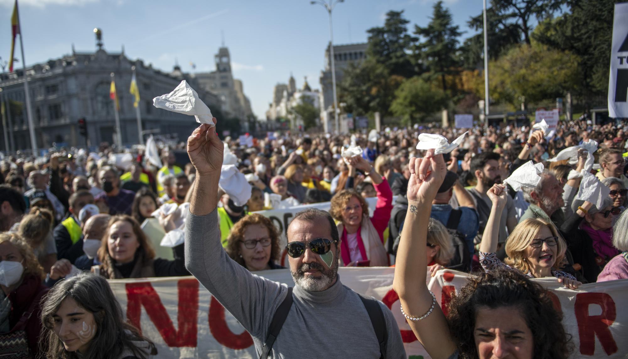 Manifestación por la Sanidad Pública en Madrid - 26